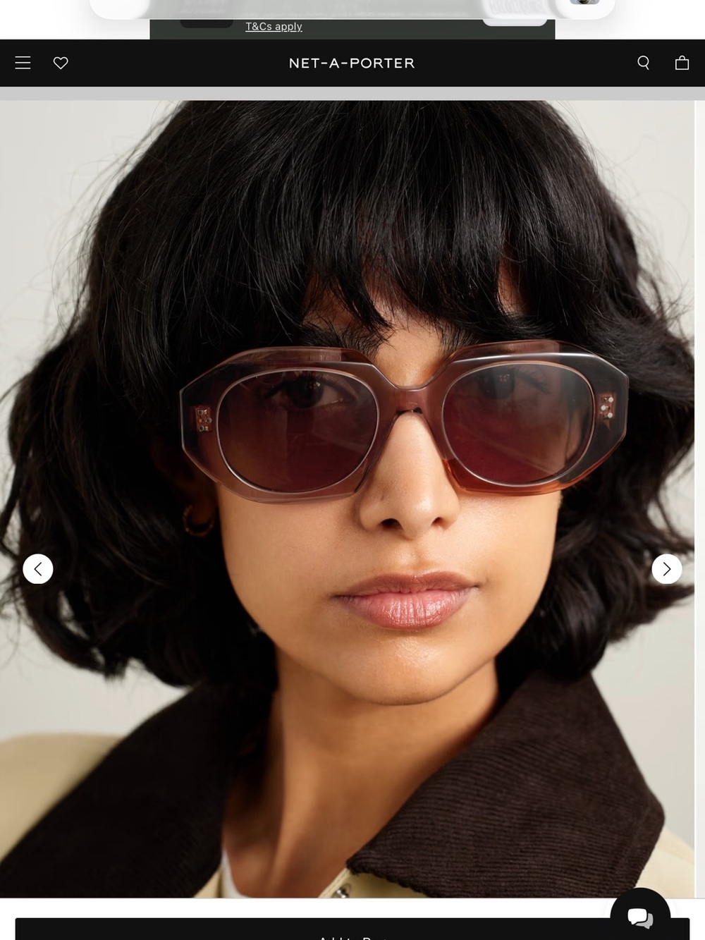 CELINE EYEWEAR
Hexagon-frame acetate sunglasses